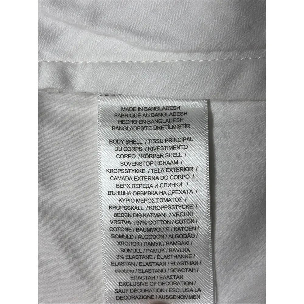 Ralph Lauren Men’s Stretch Classic Fit White Chino Shorts - Size 34 - 8” Inseam